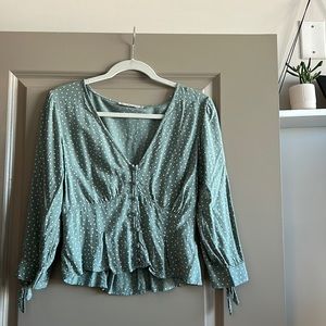 Abercrombie & Fitch Teal Blouse